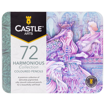 634 Piece Harmonious Expert Drawing and Colouring Pencil Zip Bundle