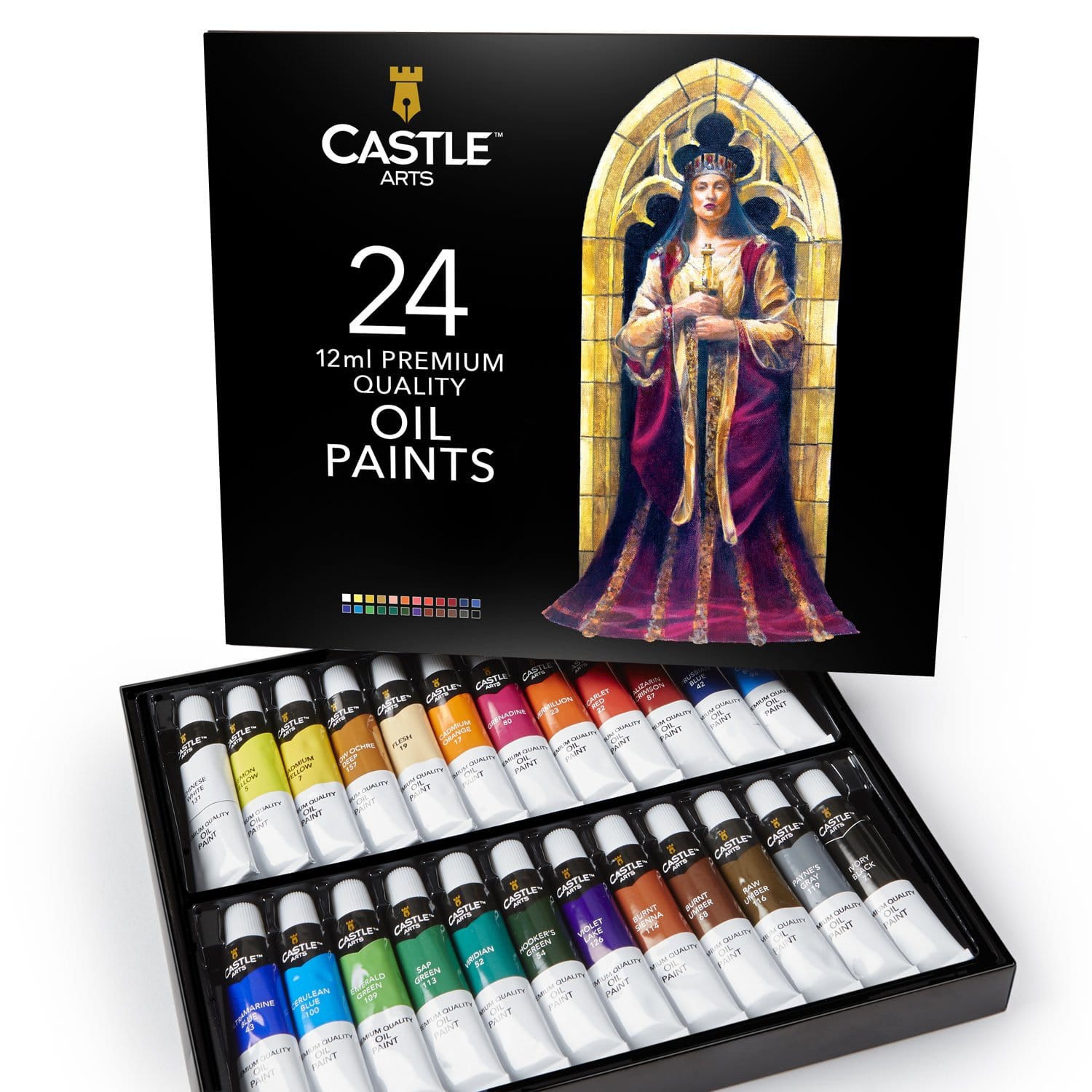 Paquete de pintura premium de 120 piezas