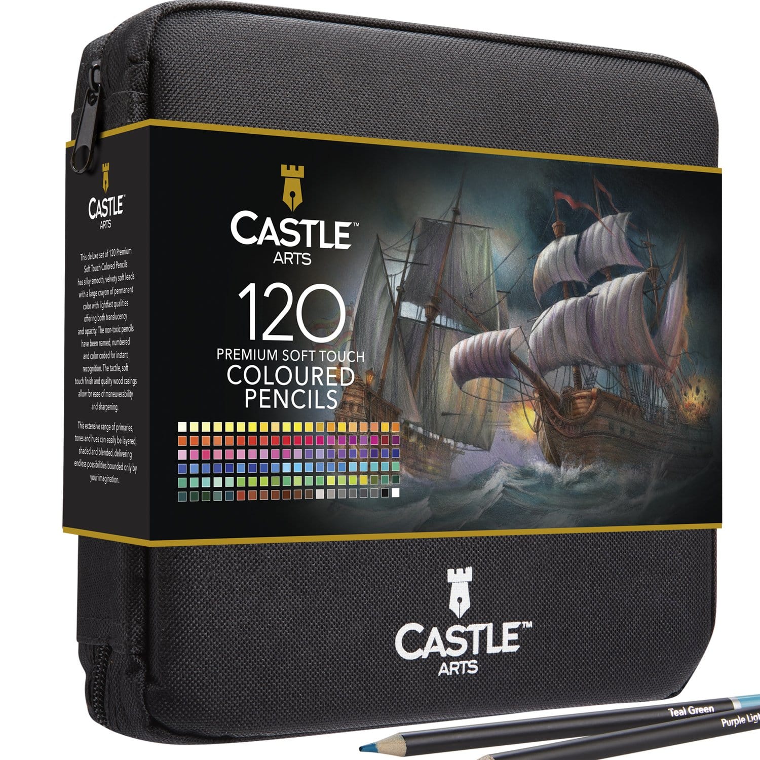 Castle Arts Coloured Pencil Sets | Create Coloured Pencil Drawings